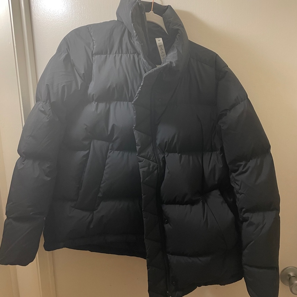 Lululemon Wunder Puff Jacket, Black, 6, Without Hoodie